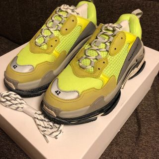 バレンシアガ(Balenciaga)の格安！トリプルs新品未使用イエローBALENCIAGAtriples(スニーカー)