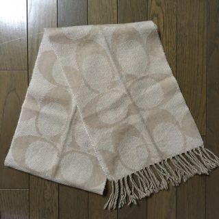 コーチ(COACH)のネコ好き様専用！美品！coachの薄手のマフラー(マフラー/ショール)