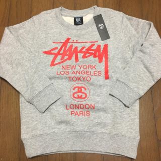 ステューシー(STUSSY)のStussy Kids World Tour Crew クルーネック M/110(Tシャツ/カットソー)