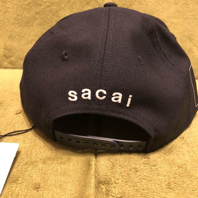 sacai - 新品未使用 正規品 fragment × sacai Cap navyの通販 by isa's shop｜サカイならラクマ