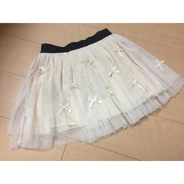 min plume(ミンプリュム)のレーススカート☆min plume レディースのスカート(ミニスカート)の商品写真