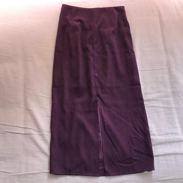 GRL(グレイル)のパープル ロングスカート レディースのスカート(ロングスカート)の商品写真