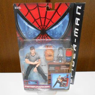 マーベル(MARVEL)のスパイダーマン フィギュアシリーズ2ピーターパーカー2002年ＴＯＹ.ＢＩＺ(特撮)