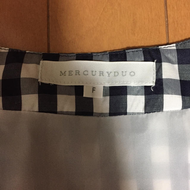 MERCURYDUO(マーキュリーデュオ)のマーキュリーデュオ☆ギンガムチェックワンピース レディースのワンピース(ひざ丈ワンピース)の商品写真