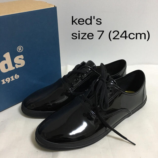 Keds(ケッズ)のked's レディース エナメルスニーカー size7 レディースの靴/シューズ(スニーカー)の商品写真