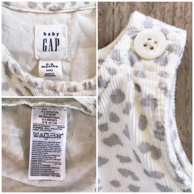 babyGAP(ベビーギャップ)のGAP baby ワンピース キッズ/ベビー/マタニティのベビー服(~85cm)(ワンピース)の商品写真