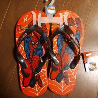 新品未使用　スパイダーマン　ビーチサンダル(ビーチサンダル)