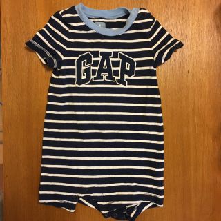 ベビーギャップ(babyGAP)のbaby gap 半袖ロンパース 80(カバーオール)