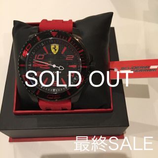 フェラーリ(Ferrari)のスクーデリアフェラーリ ウォッチ(ラバーベルト)