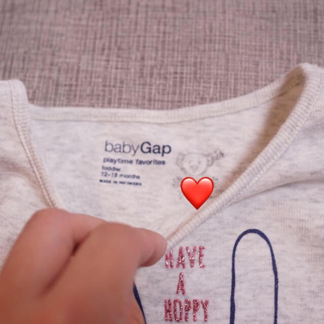 babyGAP(ベビーギャップ)のGAP ナルミヤ Tシャツ2枚セット 80 キッズ/ベビー/マタニティのベビー服(~85cm)(Ｔシャツ)の商品写真