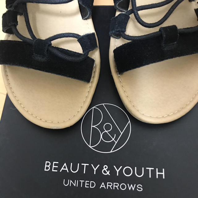 BEAUTY&YOUTH UNITED ARROWS(ビューティアンドユースユナイテッドアローズ)のビューティアンドユース  レースアップ サンダル レディースの靴/シューズ(サンダル)の商品写真