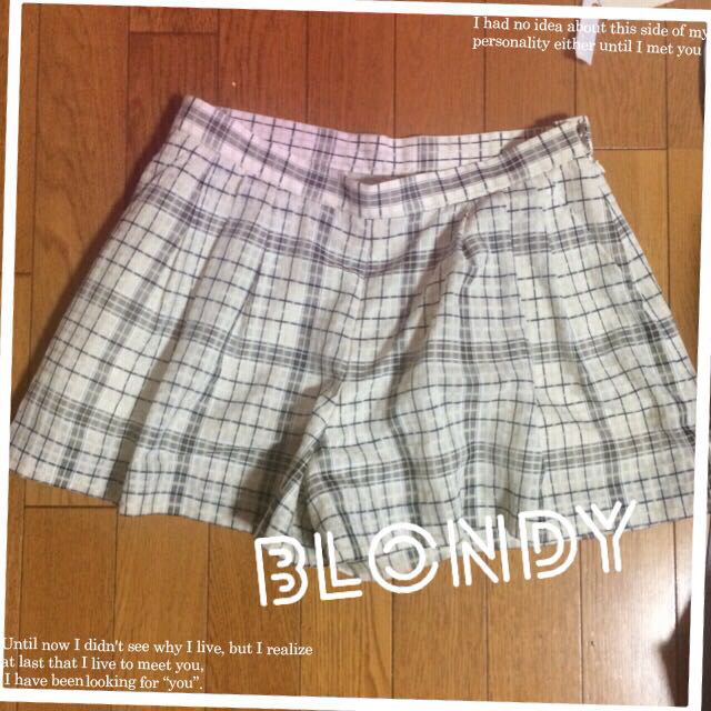 blondy☆チェックパンツ