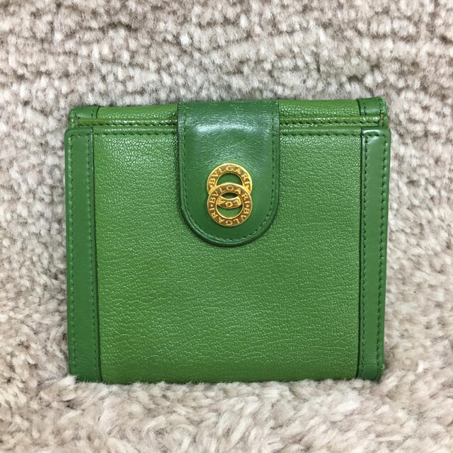 BVLGARI 折財布 小銭・お札・カード入れ 緑