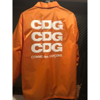 コムデギャルソン(COMME des GARCONS)のCDG コーチジャケット オレンジ(ナイロンジャケット)