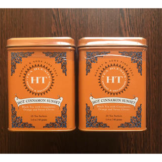 HARNEY&SONS 紅茶 ホットシナモンサンセット 2缶セット(茶)