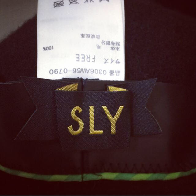 SLY(スライ)のSLY ベレー帽 レディースの帽子(ハンチング/ベレー帽)の商品写真