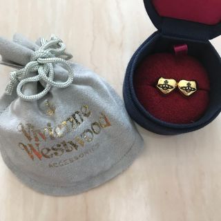 ヴィヴィアンウエストウッド(Vivienne Westwood)のVivienne Westwood/ハート型ピアス/ゴールド(ピアス)