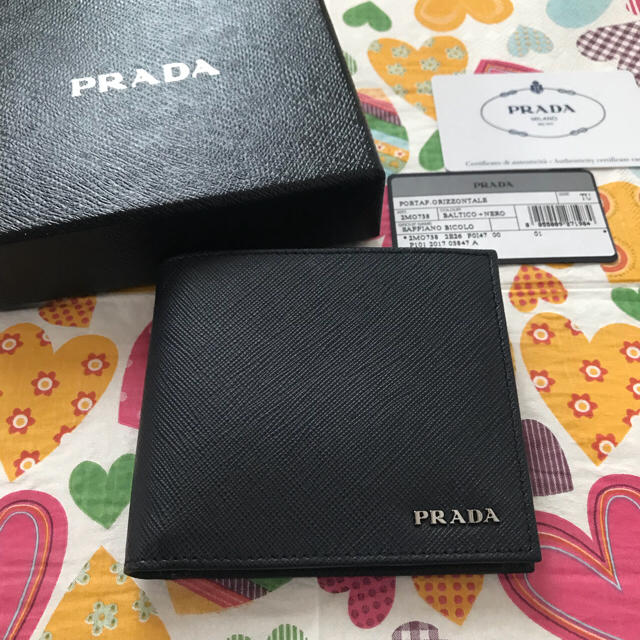 PRADA(プラダ)の【新品・未使用】PRADA プラダ 折財布 メンズのファッション小物(折り財布)の商品写真