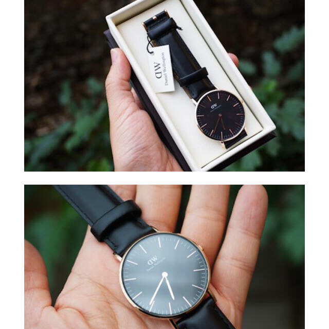 Daniel Wellington(ダニエルウェリントン)の新品 正規品 ダニエルウェリントン 40mm クラッシックブラック レディースのファッション小物(腕時計)の商品写真