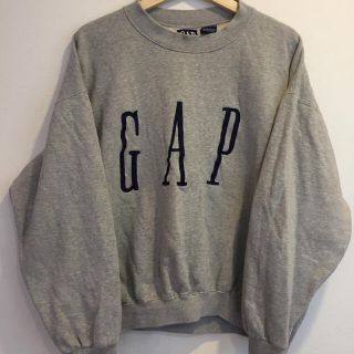 ギャップ(GAP)のOLD GAP ビンテージ スウェット 90s ロゴ刺繍 (スウェット)