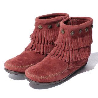 ミネトンカ(Minnetonka)の【美品】ミネトンカ ボルドー(スリッポン/モカシン)