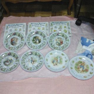 ウェッジウッド(WEDGWOOD)の【未使用】ピーターラビット イヤープレートウエッジウッド 1990〜1996年(食器)