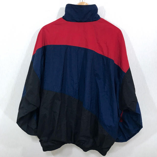 NIKE(ナイキ)の美品 マルチ ♪ 90s NIKE ナイロンジャケット XL ビッグスウォッシュ メンズのジャケット/アウター(ナイロンジャケット)の商品写真