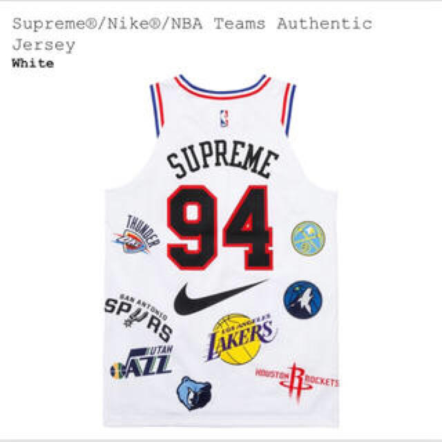 メンズSupreme Nike NBA Teams Authentic Jersey