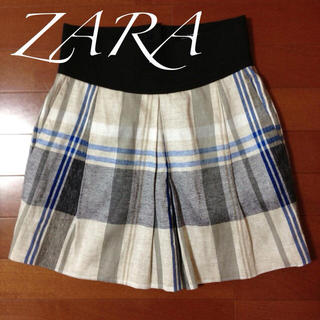 ザラ(ZARA)の値下げ♡♡ZARAチェックスカート(ミニスカート)