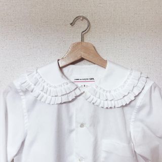 COMME des GARCONS - (専用)コムデギャルソンガール フリル襟ブラウス ...