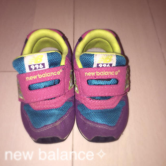 New Balance(ニューバランス)のnew balance♡キッズスニーカー キッズ/ベビー/マタニティのキッズ靴/シューズ(15cm~)(その他)の商品写真