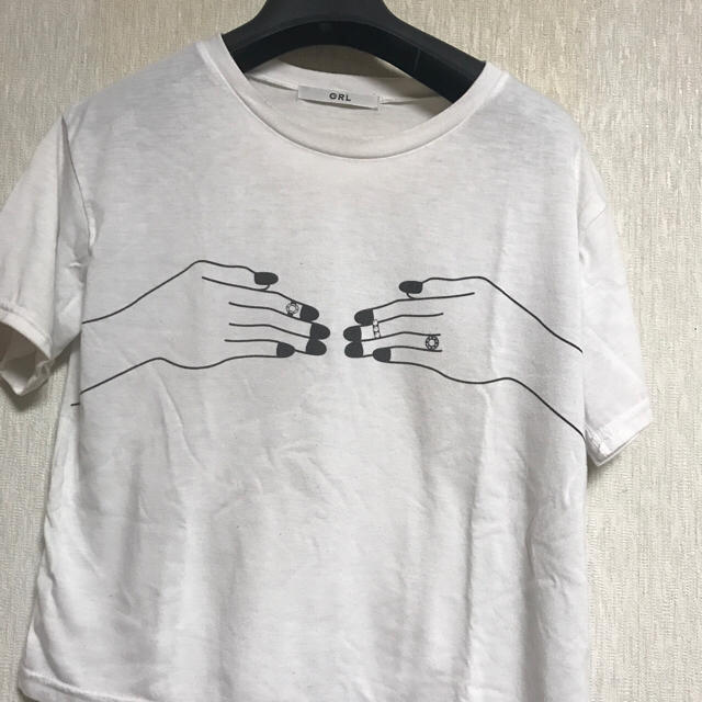 GRL(グレイル)の☆夏物セール☆デザイン Tシャツ レディースのトップス(Tシャツ(半袖/袖なし))の商品写真