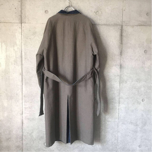 SUNSEA(サンシー)のsunsea Gun-club Reversible coat メンズのジャケット/アウター(チェスターコート)の商品写真