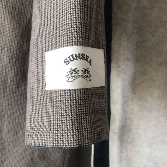 SUNSEA(サンシー)のsunsea Gun-club Reversible coat メンズのジャケット/アウター(チェスターコート)の商品写真