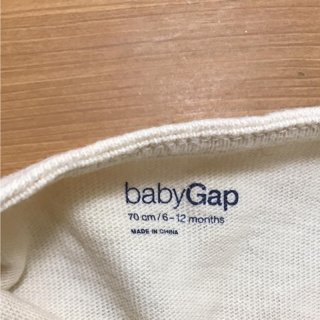 babyGAP(ベビーギャップ)の gapロンT キッズ/ベビー/マタニティのベビー服(~85cm)(Ｔシャツ)の商品写真