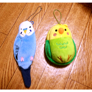 再値下げ＠セキセイインコ＊ミニポーチセット(その他)