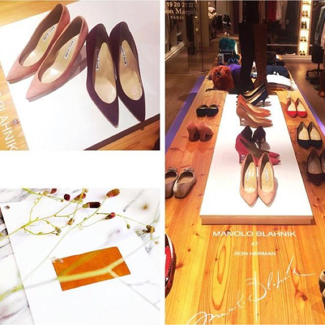MANOLO BLAHNIK RonHerman別注 kietta 新品 | wellsprings.uk.net
