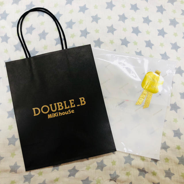DOUBLE.B(ダブルビー)の新品ミキハウス ダブルビー  ラッピングセット レディースのバッグ(ショップ袋)の商品写真