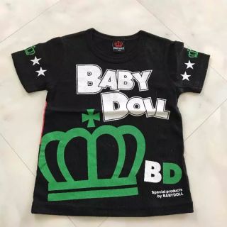 ベビードール(BABYDOLL)の1-8未使用品☆ベビードール☆半袖Tシャツ☆ミッキー☆ブラック☆110cm(Tシャツ/カットソー)