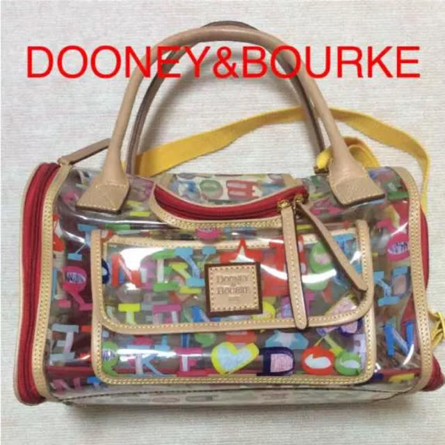 BARNEYS NEW YORK(バーニーズニューヨーク)の美品レア品 DOONEY&BOURKE クリア ロゴ キャリーバッグ その他のペット用品(犬)の商品写真