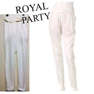 ロイヤルパーティー(ROYAL PARTY)のROYAL   PARTY タックパンツ(カジュアルパンツ)