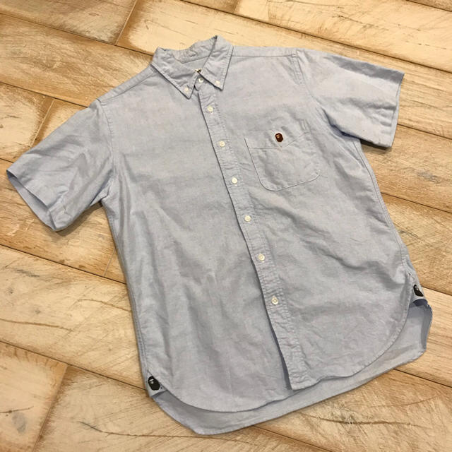 A BATHING APE - A BATHING APE ボタンダウン半袖シャツの通販 by ...