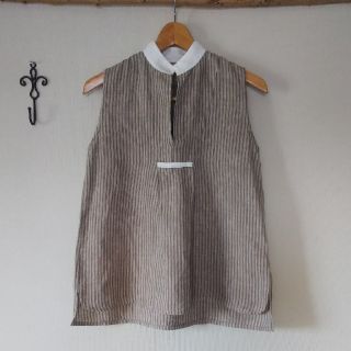 フォグリネンワーク(fog linen work)の期間限定お値下げ fog linen work  フォグ リネン ブラウス(シャツ/ブラウス(半袖/袖なし))