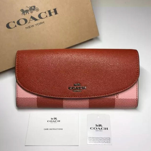 COACH(コーチ)の【新品】COACH☆長財布 チェック柄 レディースのファッション小物(財布)の商品写真