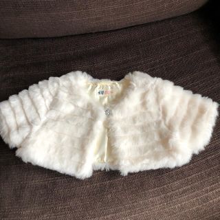 エイチアンドエム(H&M)のH&Mファーボレロ90cm1歳半〜2歳セレモニー(ジャケット/上着)