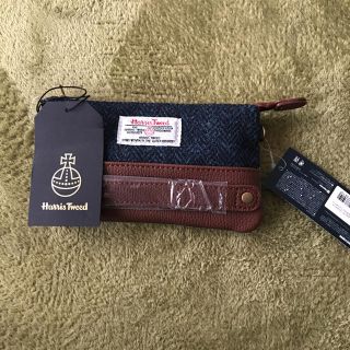 ハリスツィード Harris Tweed スマホポーチ(ポーチ)