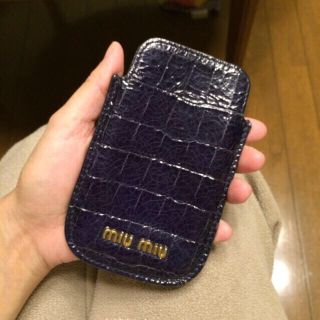 ミュウミュウ(miumiu)のmiumiu IPhoneケース♡(モバイルケース/カバー)