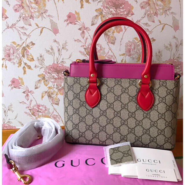 出産祝い Gucci - ☆マロン☆ GUCCI ハンドバッグ ハンドバッグ