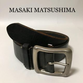 マサキマツシマ(MASAKI MATSUSHIMA)のgg様【MASAKI MATSUSHIMA】マサキマツシマ レザー ベルト(ベルト)