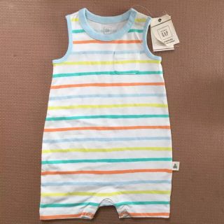 ベビーギャップ(babyGAP)の新品☆babyGAP オーガニックロンパース/ファミリアzara組曲H&Mコムサ(ロンパース)